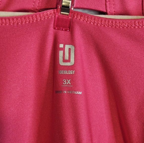 Ideology Hot Pink Racerback  Dress Size 3X - Picture 6 of 14